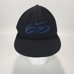 Nike 6.0 Black 100% Wool Fitted Hat size 7&1/4